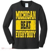 Michigan Beat Everybody Kids Long Sleeve Shirt thumb 0