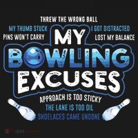 My Bowling Excuses Funny Bowling Gift Backpack thumb 2