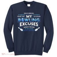 My Bowling Excuses Funny Bowling Gift Sweatshirt thumb 0