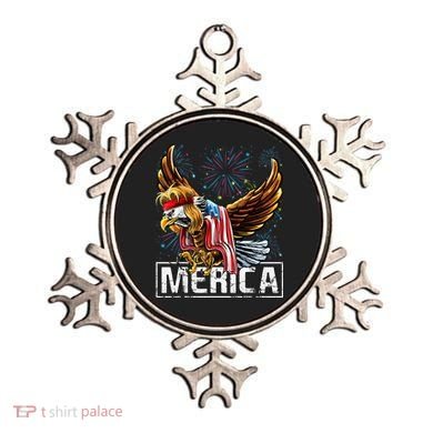 Merica Bald Eagle Mullet 4th of July American Flag Patriotic Ornament