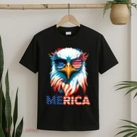 Merica Bald Eagle USA Eagle 4th Of July Patriotic Funny T-Shirt thumb 2