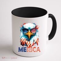 Merica Bald Eagle USA Eagle 4th Of July Patriotic Funny Coffee Mug thumb 1