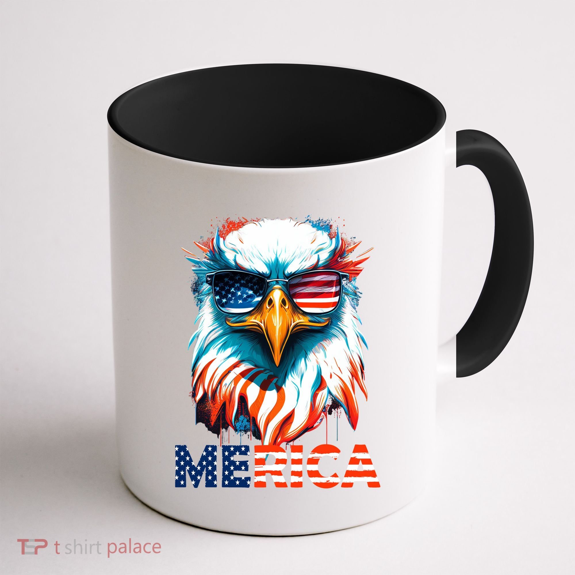 Merica Bald Eagle USA Eagle 4th Of July Patriotic Funny Coffee Mug