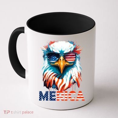 Merica Bald Eagle USA Eagle 4th Of July Patriotic Funny Coffee Mug