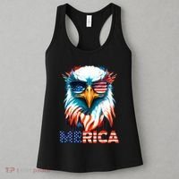 Merica Bald Eagle USA Eagle 4th Of July Patriotic Funny Women's Tank Top thumb 3