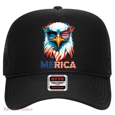 Merica Bald Eagle USA Eagle 4th Of July Patriotic Funny Hat