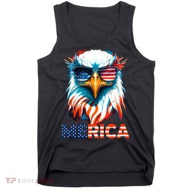 Merica Bald Eagle USA Eagle 4th Of July Patriotic Funny Tank Top