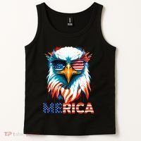 Merica Bald Eagle USA Eagle 4th Of July Patriotic Funny Tank Top thumb 2