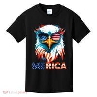 Merica Bald Eagle USA Eagle 4th Of July Patriotic Funny Kids T-Shirt thumb 0