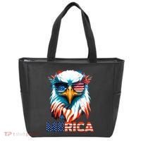 Merica Bald Eagle USA Eagle 4th Of July Patriotic Funny Tote Bag thumb 0