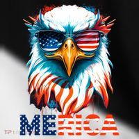 Merica Bald Eagle USA Eagle 4th Of July Patriotic Funny Toddler Fine Jersey T-Shirt thumb 2