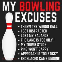 My Bowling Excuses Bowler Funny Bowling Women's Sweatshirt thumb 2