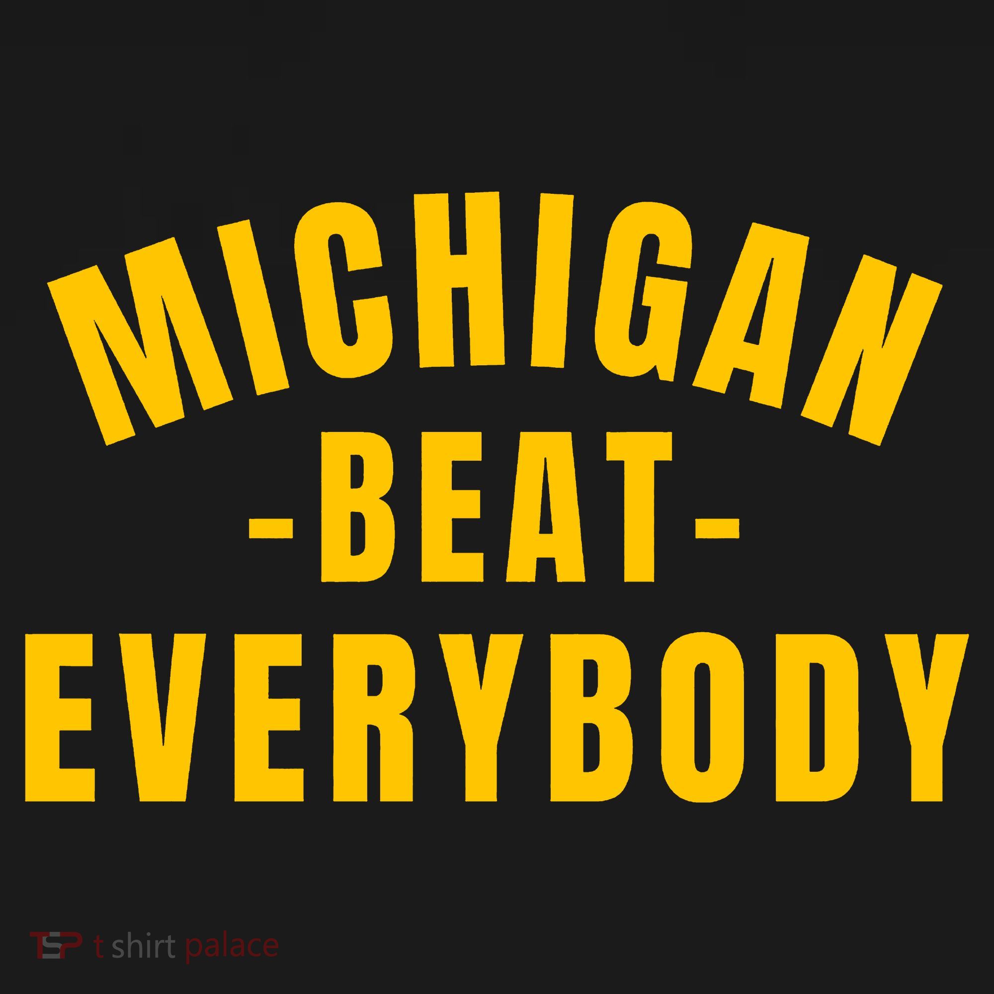 Michigan Beat Everybody Funny Ornament
