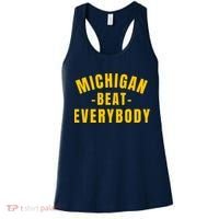 Michigan Beat Everybody Funny Women's Tank Top thumb 0