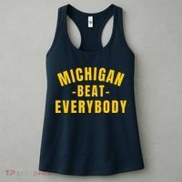 Michigan Beat Everybody Funny Women's Tank Top thumb 3