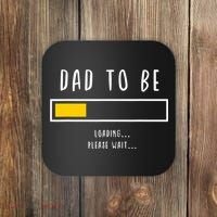 Mens Best Expecting Dad, Daddy & Father Gifts Men Tee Shirts TShirt Coaster thumb 0