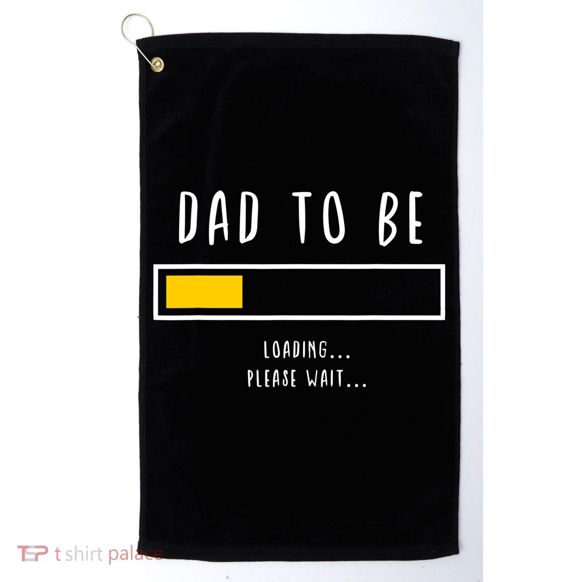 Mens Best Expecting Dad, Daddy & Father Gifts Men Tee Shirts TShirt Golf Towel
