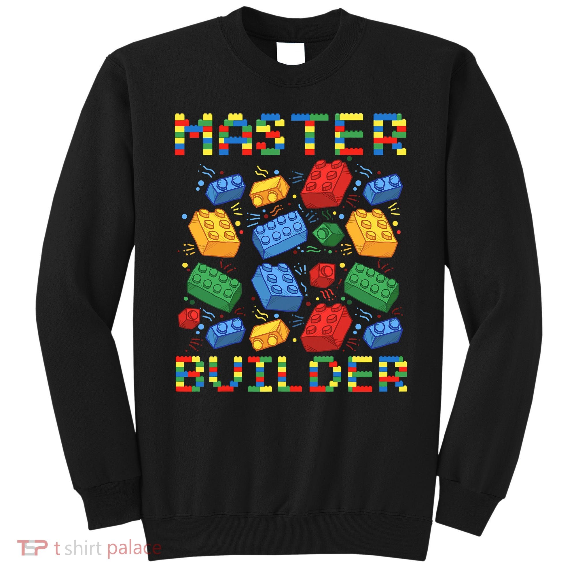 Master Builder Funny Building Blocks For Boys Sweatshirt
