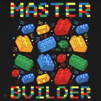 Master Builder Funny Building Blocks For Boys Sweatshirt thumb 3