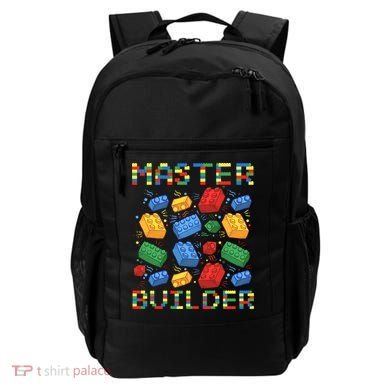 Master Builder Funny Building Blocks For Boys Backpack