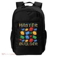 Master Builder Funny Building Blocks For Boys Backpack thumb 0