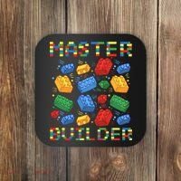 Master Builder Funny Building Blocks For Boys Coaster thumb 0