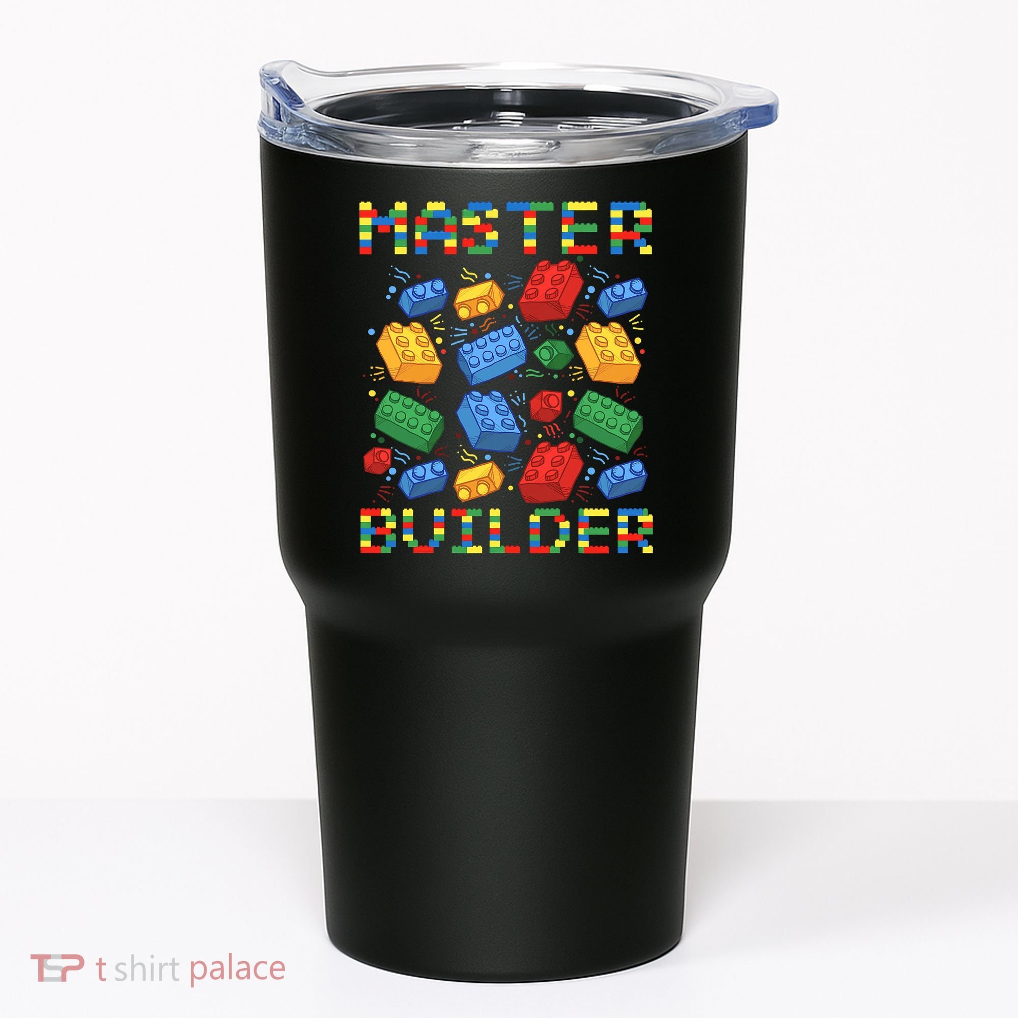 Master Builder Funny Building Blocks For Boys Tumbler