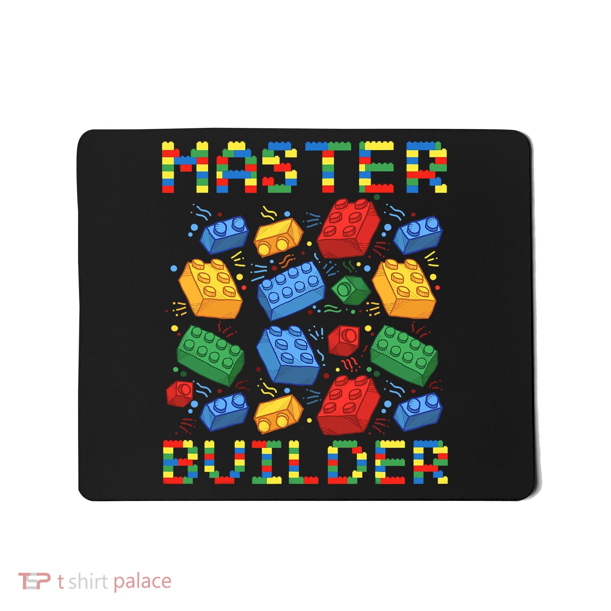 Master Builder Funny Building Blocks For Boys Mousepad