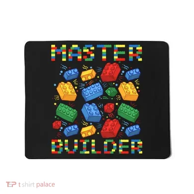 Master Builder Funny Building Blocks For Boys Mousepad