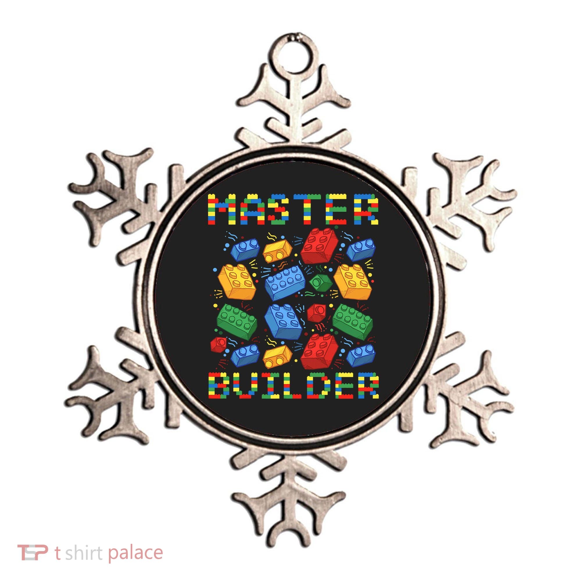 Master Builder Funny Building Blocks For Boys Ornament