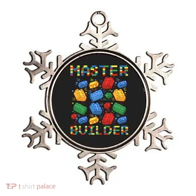 Master Builder Funny Building Blocks For Boys Ornament