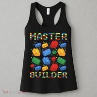 Master Builder Funny Building Blocks For Boys Women's Tank Top thumb 3