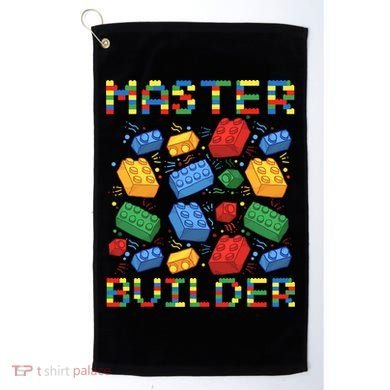 Master Builder Funny Building Blocks For Boys Golf Towel