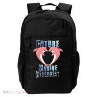 Marine Biology Future Biologist Science Dolphin Heart Backpack thumb 0