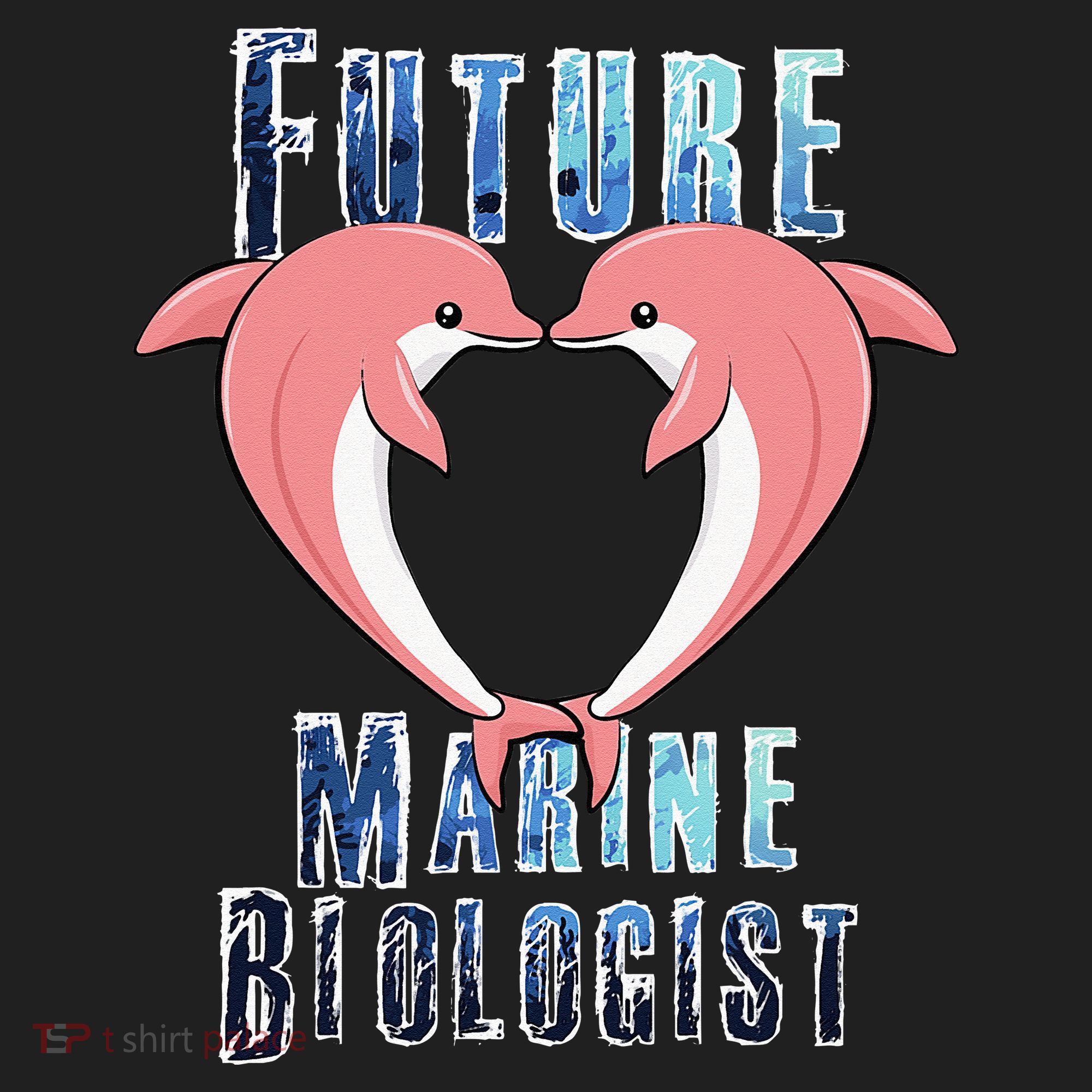 Marine Biology Future Biologist Science Dolphin Heart Beanie
