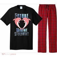 Marine Biology Future Biologist Science Dolphin Heart Pajama Set thumb 0