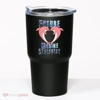 Marine Biology Future Biologist Science Dolphin Heart Tumbler thumb 0