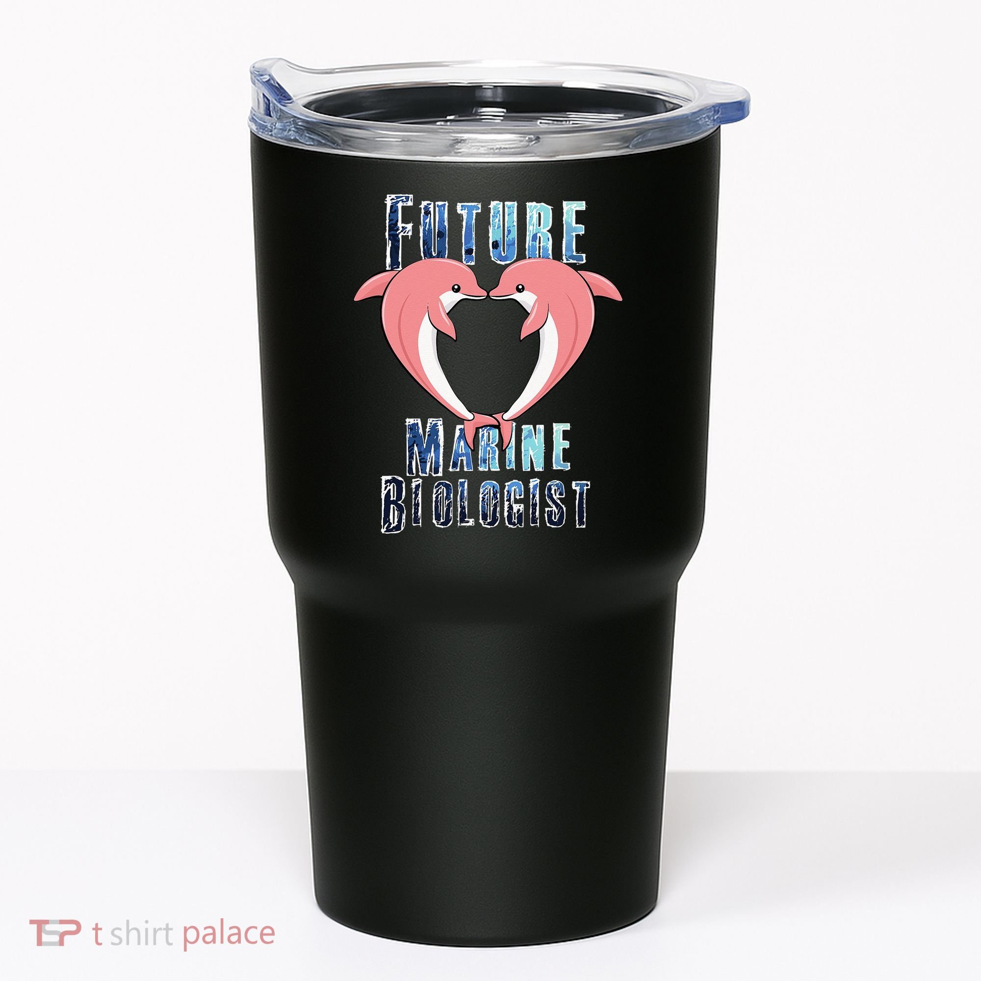 Marine Biology Future Biologist Science Dolphin Heart Tumbler