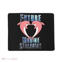 Marine Biology Future Biologist Science Dolphin Heart Mousepad thumb 0