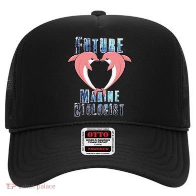Marine Biology Future Biologist Science Dolphin Heart Hat