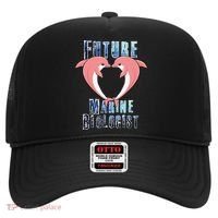 Marine Biology Future Biologist Science Dolphin Heart Hat thumb 0