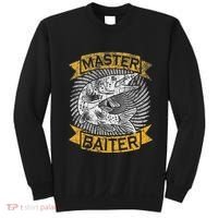 Master Baiter Funny Pike Fishing Gift Ice Fishing Musky Sweatshirt thumb 0