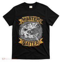 Master Baiter Funny Pike Fishing Gift Ice Fishing Musky T-Shirt thumb 0