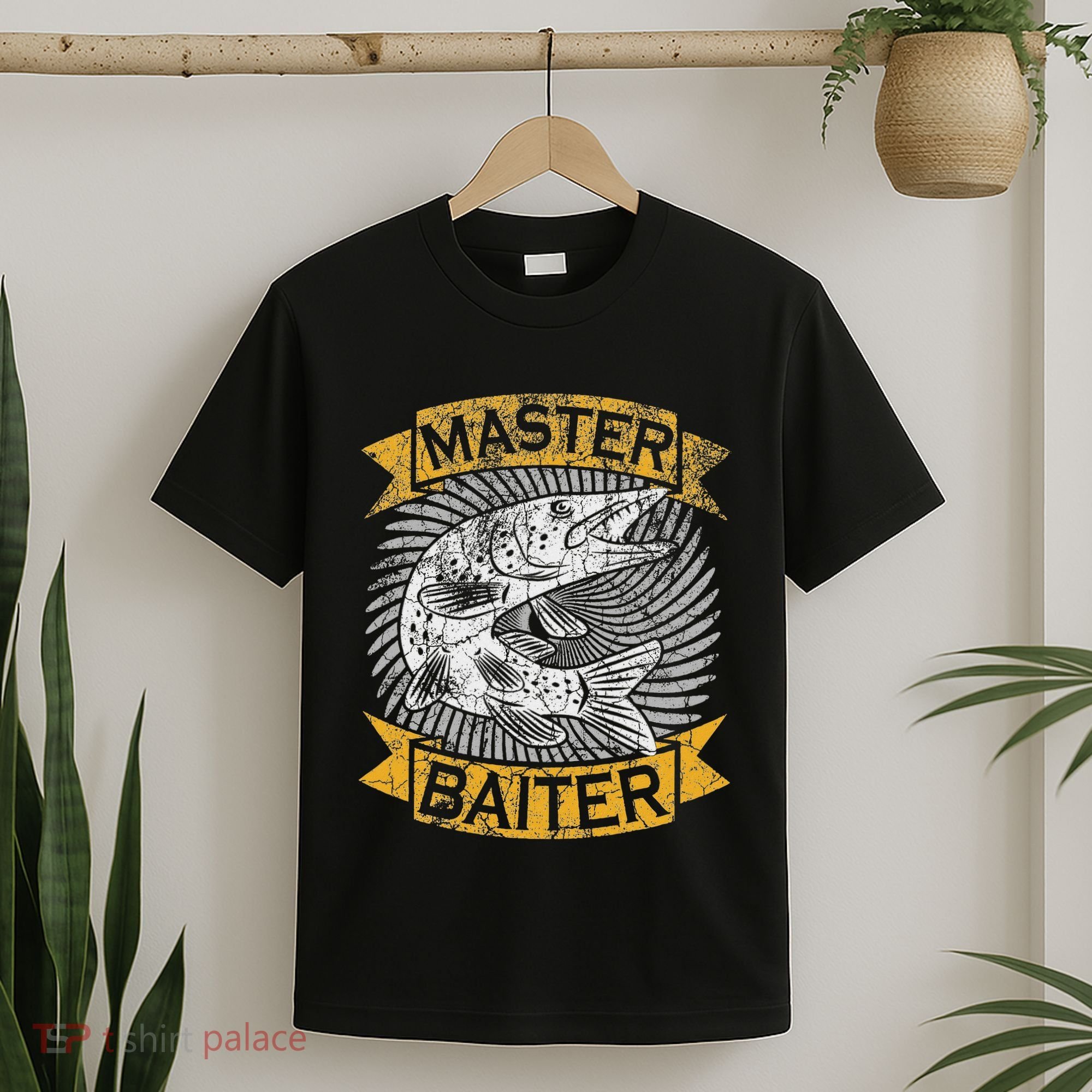 Master Baiter Funny Pike Fishing Gift Ice Fishing Musky T-Shirt