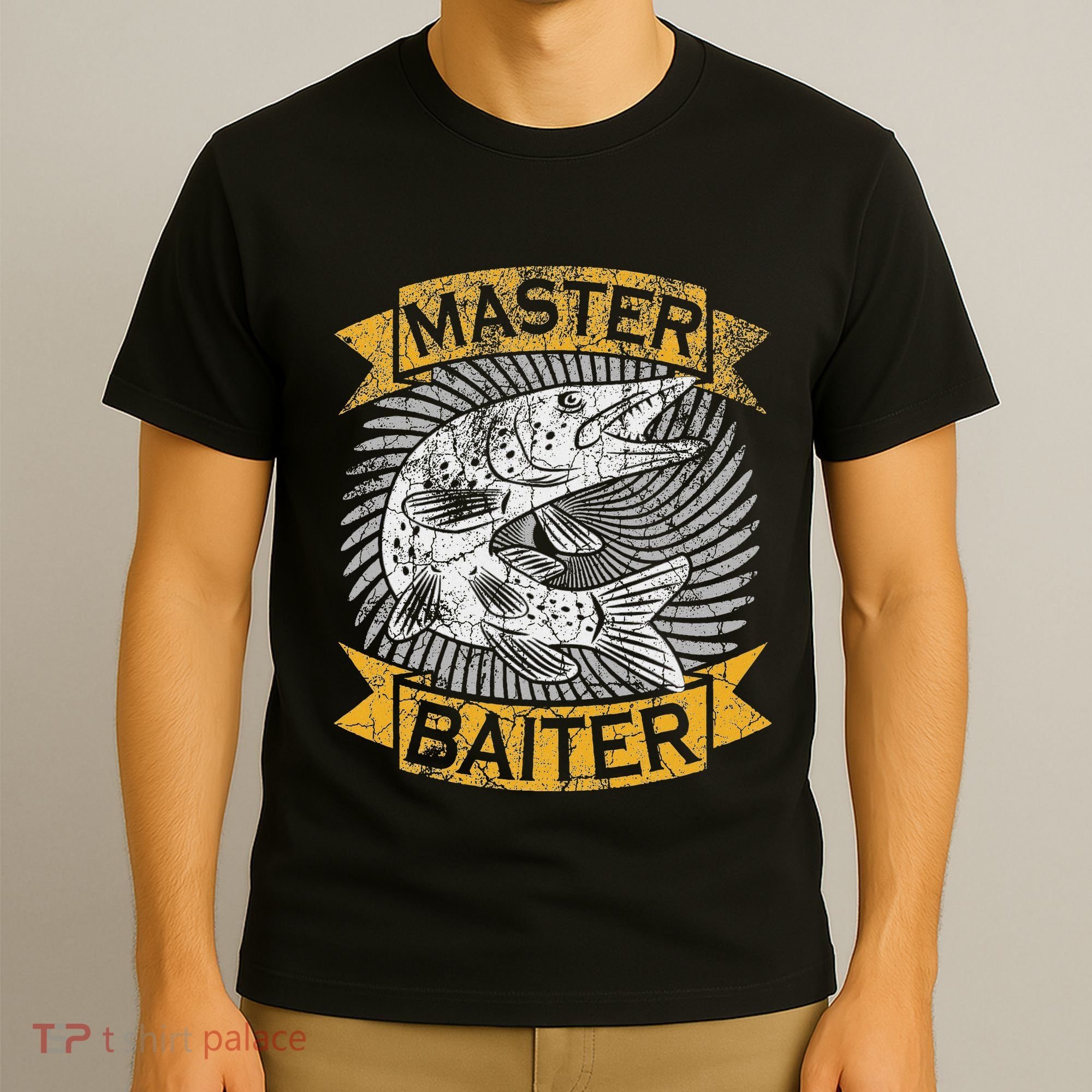Master Baiter Funny Pike Fishing Gift Ice Fishing Musky T-Shirt