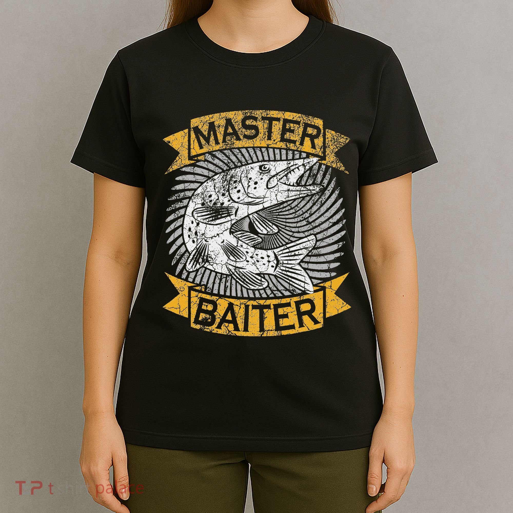 Master Baiter Funny Pike Fishing Gift Ice Fishing Musky T-Shirt