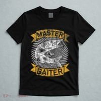 Master Baiter Funny Pike Fishing Gift Ice Fishing Musky T-Shirt thumb 5