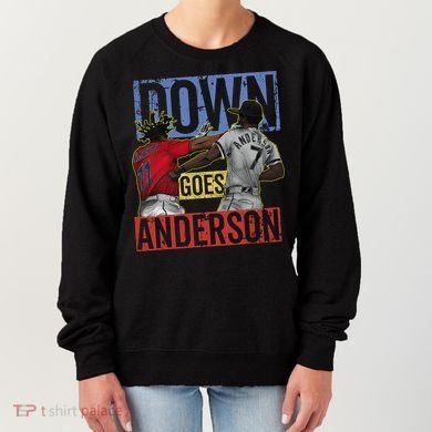 Meme Baseball Funny Down Goes Anderson Women's Sweatshirt