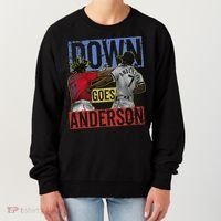 Meme Baseball Funny Down Goes Anderson Women's Sweatshirt thumb 0