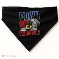 Meme Baseball Funny Down Goes Anderson USA-Made Doggie Bandana thumb 0